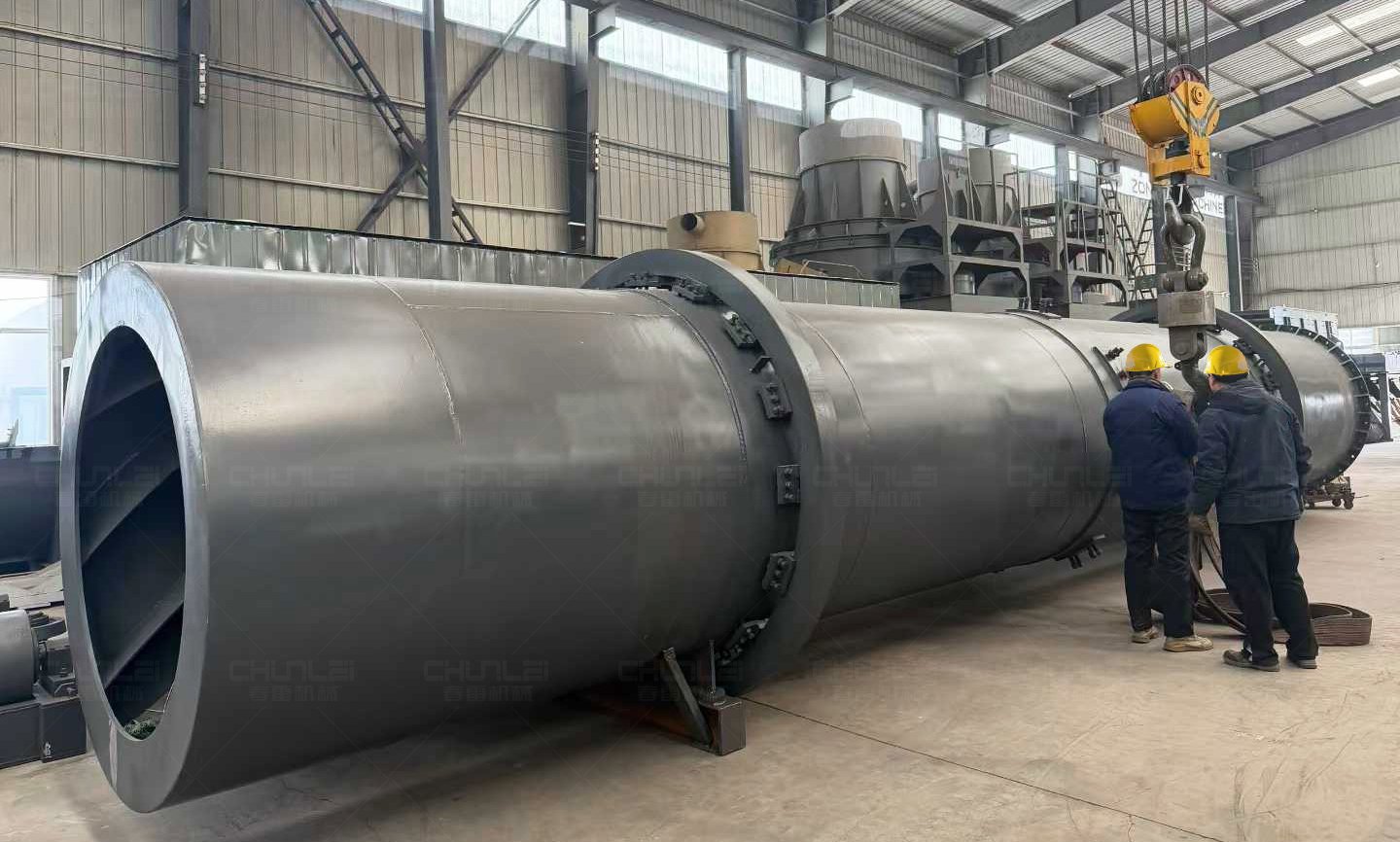 Chunlei Machinery Exports 1800×12m Rotary Dryer to the Philippines