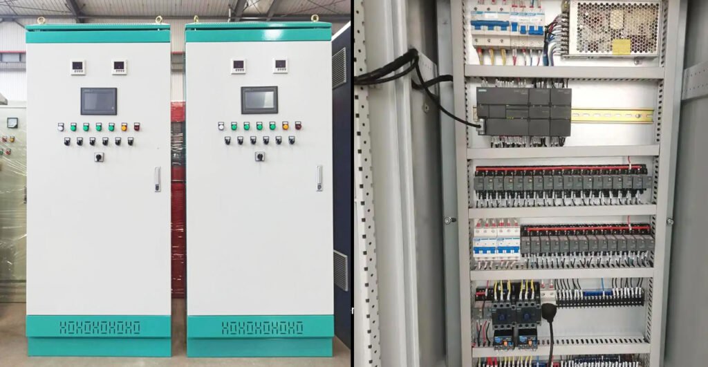 Specialized intelligent control cabinet — touch screen operation, real-time data display, fault alarm and remote control functions